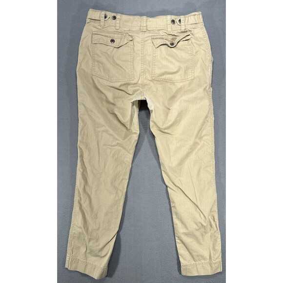 Lauren Ralph Lauren Pants Womens Sz 10 Beige Straight Cargo Chore Work Casual - Picture 7 of 14